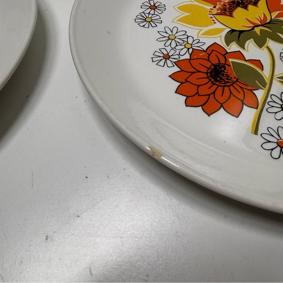 Set of 3 Johnson Bros Ironstone dinner plates in Pasadena pattern - Picture 7 of 11